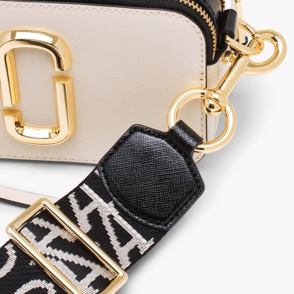 Marc Jacobs The Snapshot Cloud White Multi Leather Crossbody Camera Bag - Picture 6 of 10